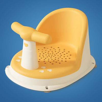 AquaSure | Non‑Slip Baby Bath Seat – Stainless Suction Cups – Premium Soft Cushion – Hands‑Free Parent Use