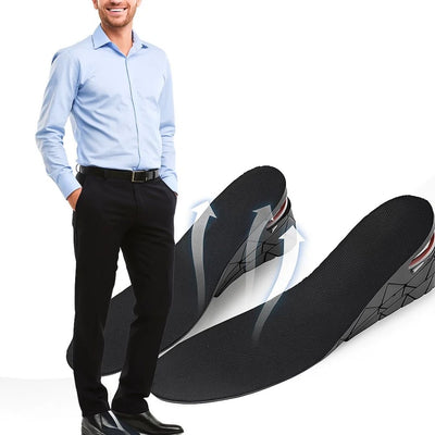 Heelsure | Heel Lift Insoles – Adjustable Height Boost – Breathable Cushioned Gel – Discreet Comfort for Work, Sport or Daily Wear