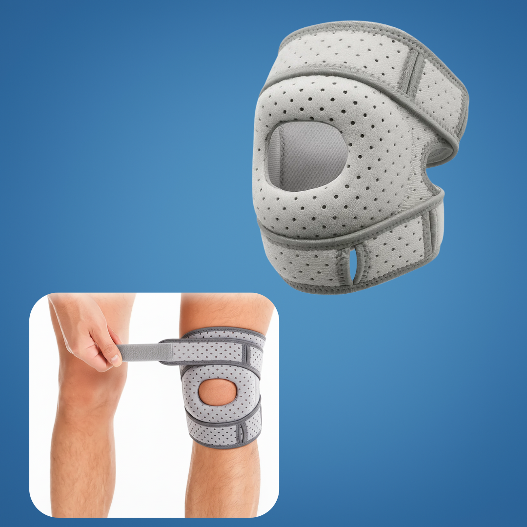 PatellaGuard | Patella Support Brace – Knee Pain Relief – Breathable Elastic Support – Adjustable Non Slip Strap – Running Training Daily Use
