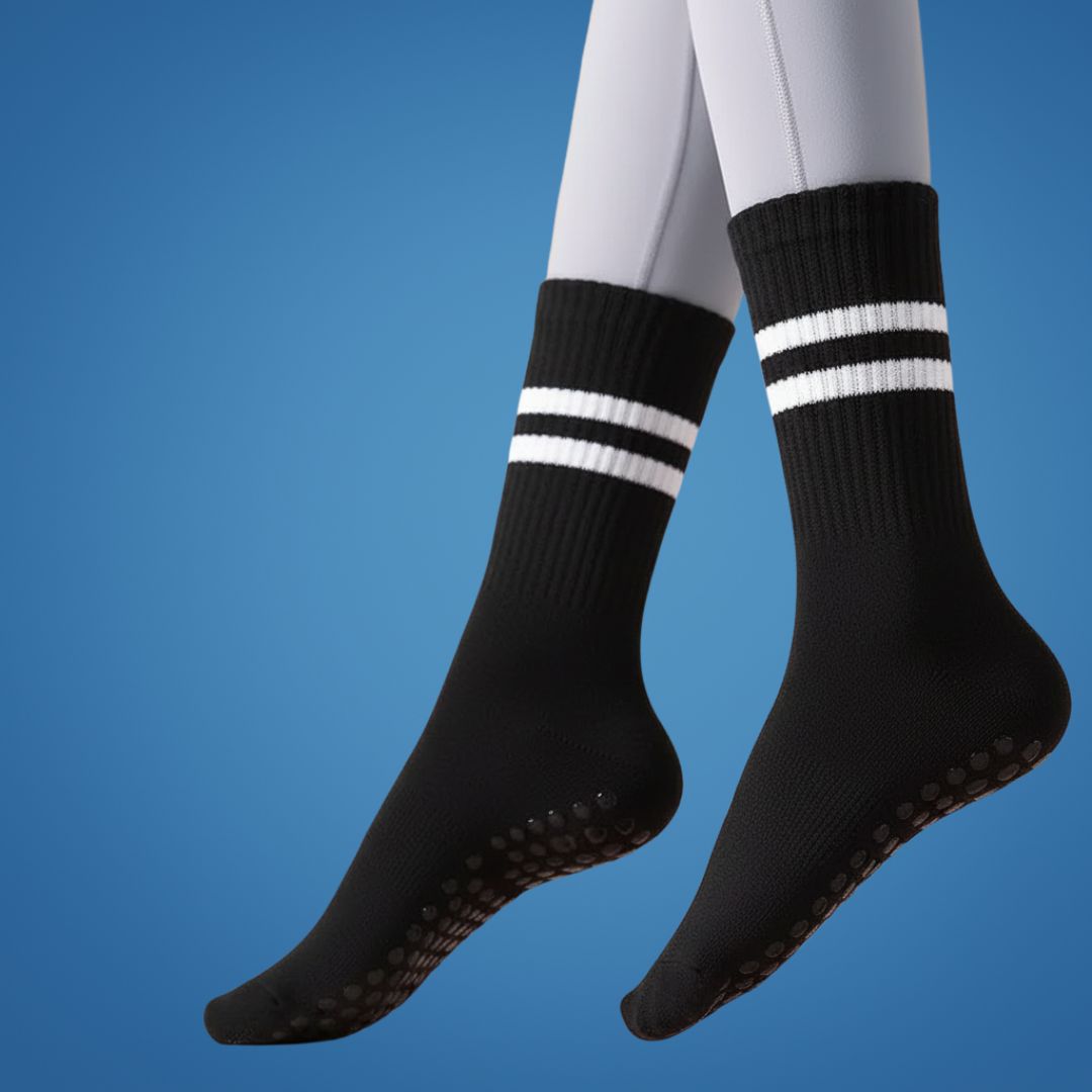 GripCore | Pilates Grip Socks – Non-Slip Traction – Breathable Cushioning – Comfort Fit – Stability & Safety for Women’s Studio Workouts