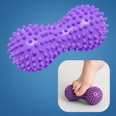 FlexiRelief | Peanut Massage Roller – Deep Tissue Muscle Relief – Firm Spiky Dual-Ball Design – Faster Recovery for Active Lifestyle