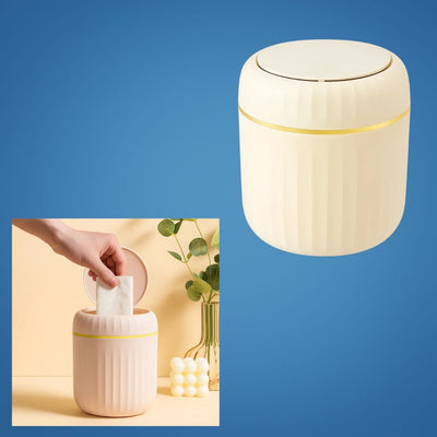 NeatBin | Desktop Bin – Odour-Sealing Lid – Durable Removable Inner Bucket – Compact Space-Saving Design – Keeps Desks Clean & Fresh