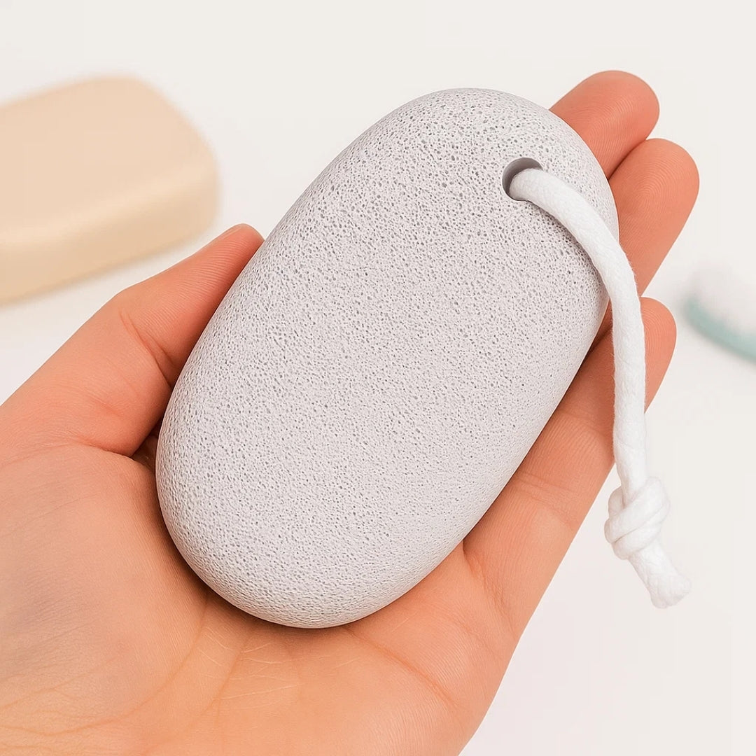 SmoothStep | Foot Pumice Stone Callus Remover – Hard Skin Relief – Natural Volcanic Rock – Smooth Cracked Heels Fast with Home Pedicure