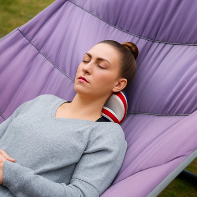 NeckEase | Cervical Traction Pillow – Instant Neck & Shoulder Relief – Compact Lightweight Anti-Slip Design – Desk Workers Travellers