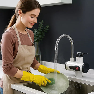 AquaSwift | Instant Hot Water Tap – Tankless Design – Compact Energy-Efficient Unit – Ideal for Kitchens & Bathrooms