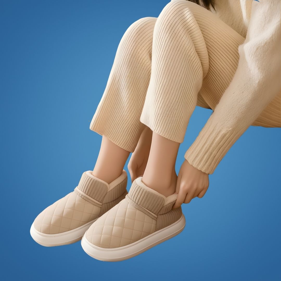 CozyStep | Plush Slipper Shoes – Non-Slip Grip – Thick Cushioned Sole – Indoor Comfort – Warm Supportive Fit for Cosy Relaxing Evenings