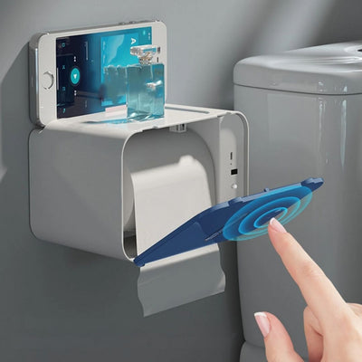 CleanGuard | Touch‑Free Toilet Roll Dispenser – Sensor‑Activated – Auto‑Fold Cut – For Busy Washrooms