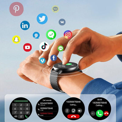 VitalSync | Smartwatch with Call Function – Health Monitoring – For Active Women