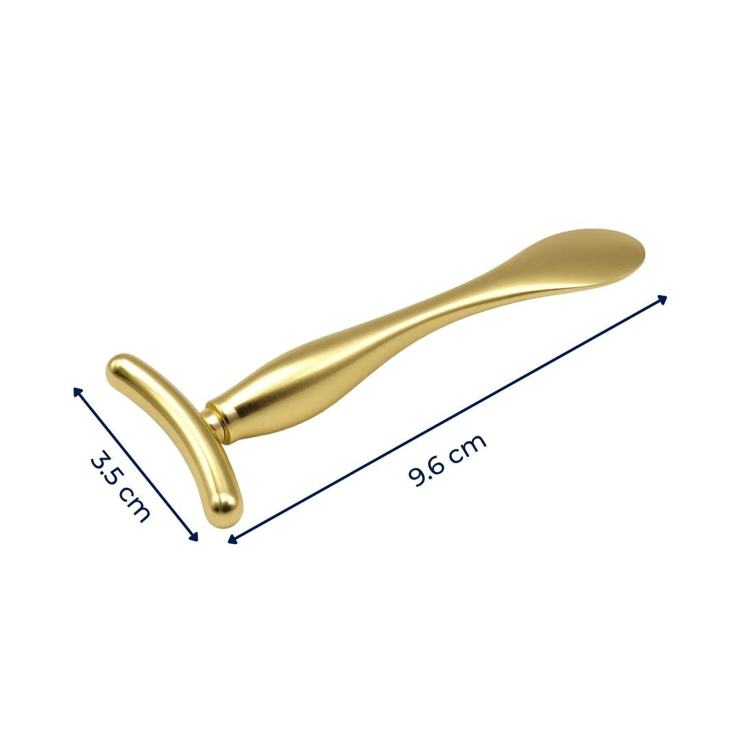 LiftGlow | Face & Eye Massager Tool – Lifts Skin & Reduces Puffiness – Hygienic Scoop-End Design – Portable Daily Anti-Ageing Skincare