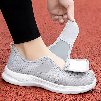 EaseStride | Orthopedic Shoes for Swollen Feet – Adjustable Velcro Straps – Breathable Cushioned Insole – Ideal for Elderly Comfort