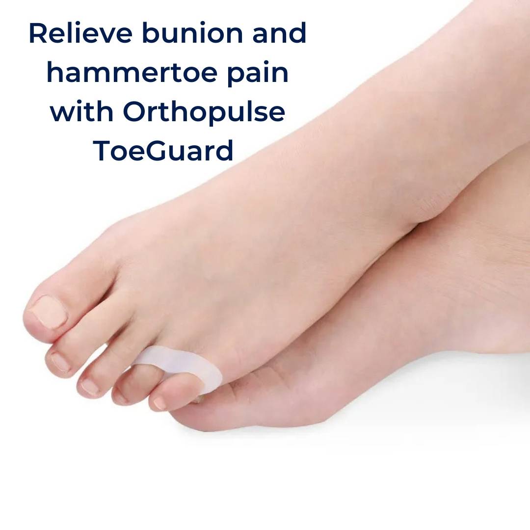 ToeGuard Orthopedic Toe Spacers | Bunionette Corrector - Little Toe Straightener - for Bunions - Hammertoe and Toe Alignment