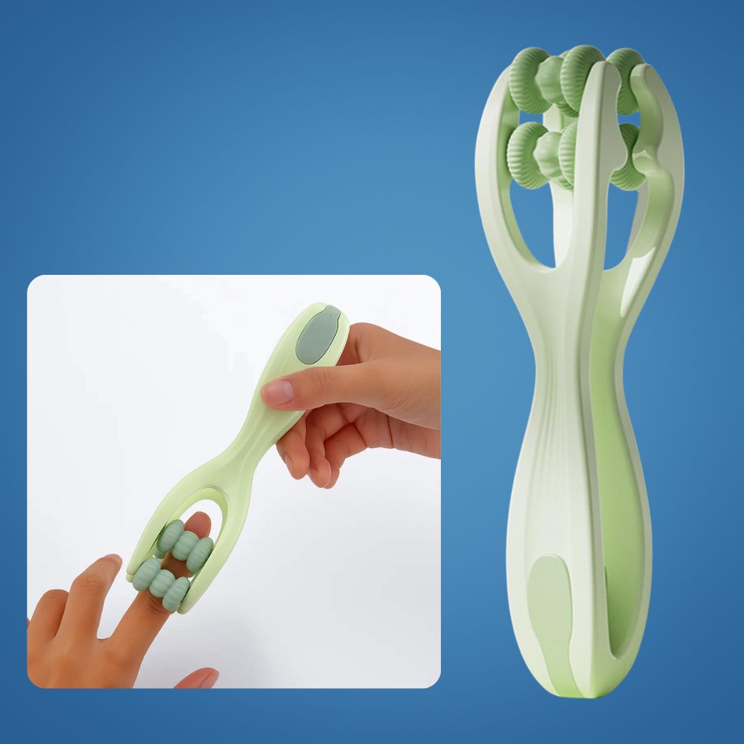 DexiEase | Finger Roller Massager – Pain Relief & Circulation Boost – Hypoallergenic Silicone – Portable Therapy For Stiff Tired Hands