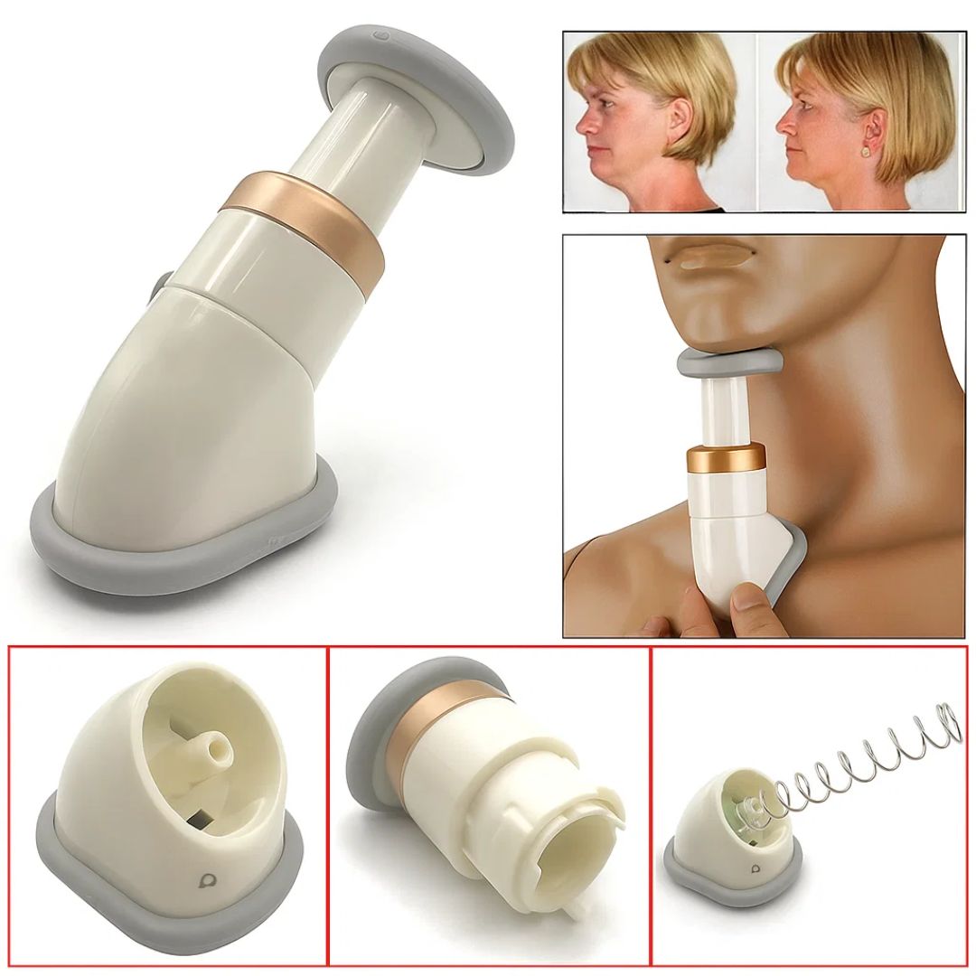 JawDefine | Neckline Slimmer – Double Chin Remover – Coil Resistance – Lightweight – Home Facial Exercise