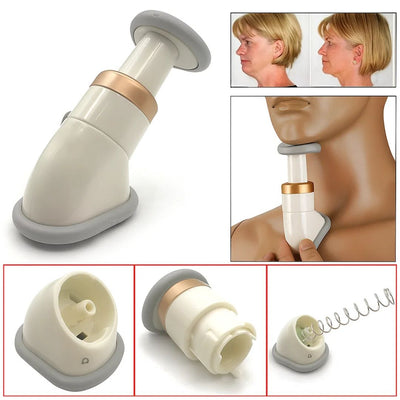 JawDefine | Neckline Slimmer – Double Chin Remover – Coil Resistance – Lightweight – Home Facial Exercise