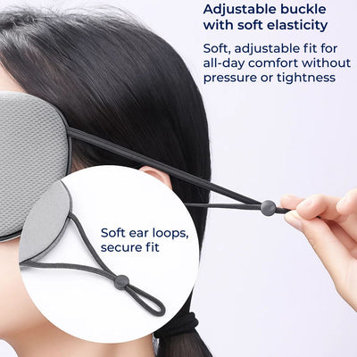 SleepFlex | Sleep Eye Mask – Dual-Temperature Warm and Cool Sides – Full-Coverage Blackout Design – For Travellers and Light-Sensitive Sleepers