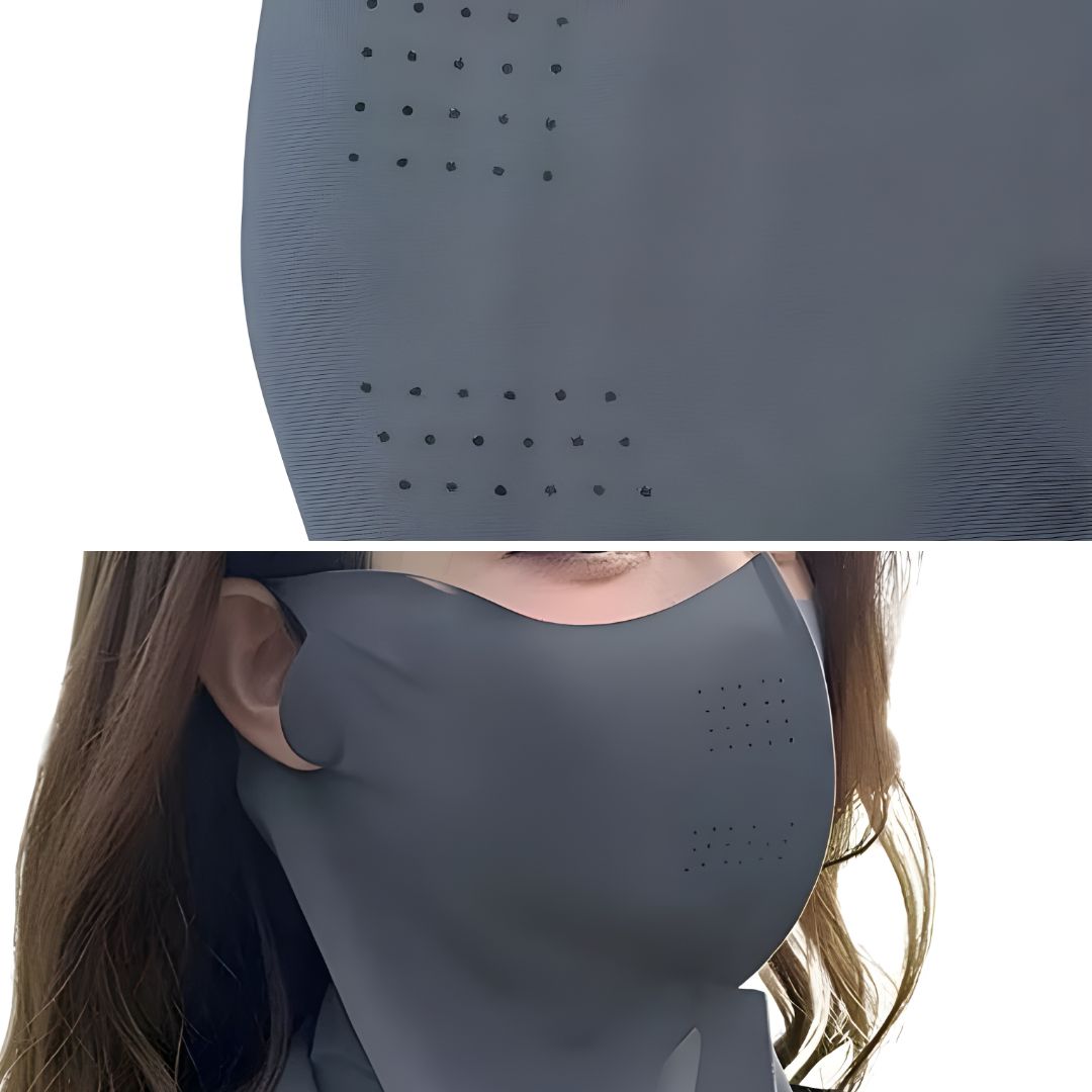 SolarGuard | Sun Protection Face Mask – Cooling & Breathable – Moisture-Wicking Fabric – Outdoor Use – Prevents Sunburn & Skin Damage