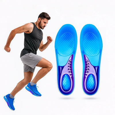 SoleRelief | Gel Insoles for Morton's Neuroma – Shock-Absorbing Silicone – Arch Support – Pain Relief for Active Adults