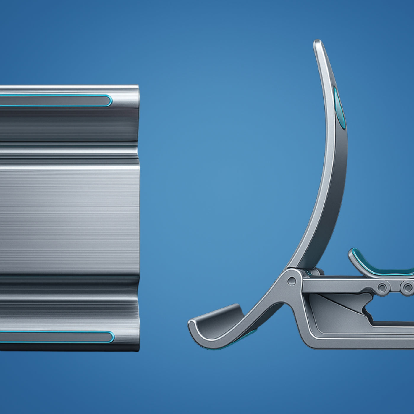 Deskform | Vertical Laptop Stand – Adjustable Aluminium Design – Space-Saving Cooling Holder for Workstations