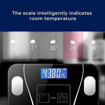 BodyMetrics Smart Body Composition Scale | BMI Fat Scale - Measures Weight - Calculates Body Fat - Tracks Fitness