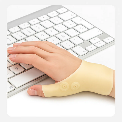 TheraMag | Magnetic Wrist Support Glove – Pain Relief + Compression – Non-Slip Silicone – Arthritis & Joint Support for Everyday Comfort