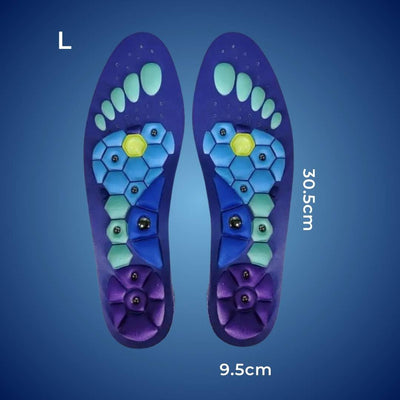 SoleRelief Magnetic Acupressure Insoles | Pain Relief - Improved Circulation - Stress Reduction - Posture Support Insoles