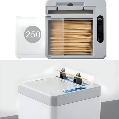 PurePick | Automatic Toothpick Dispenser – Touch-Free Infrared Sensor – USB‑Rechargeable – Enhances Hygiene – Clutter-Free & Kid-Friendly Use