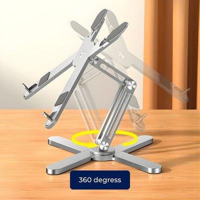 DeskLift | Adjustable Laptop Stand – Ergonomic Elevation – Aluminium Alloy with Ventilation – Reduces Neck Strain & Boosts Comfort