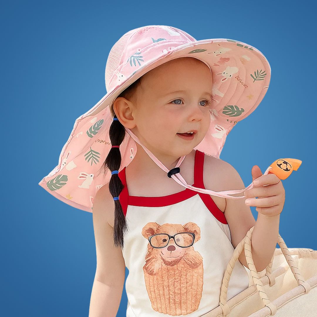 KidShade | Kids UV Sun Hat – UPF 50+ Full Coverage – Breathable Mesh Brim – Keeps Children Cool, Comfortable & Safe in the Sun Outdoors