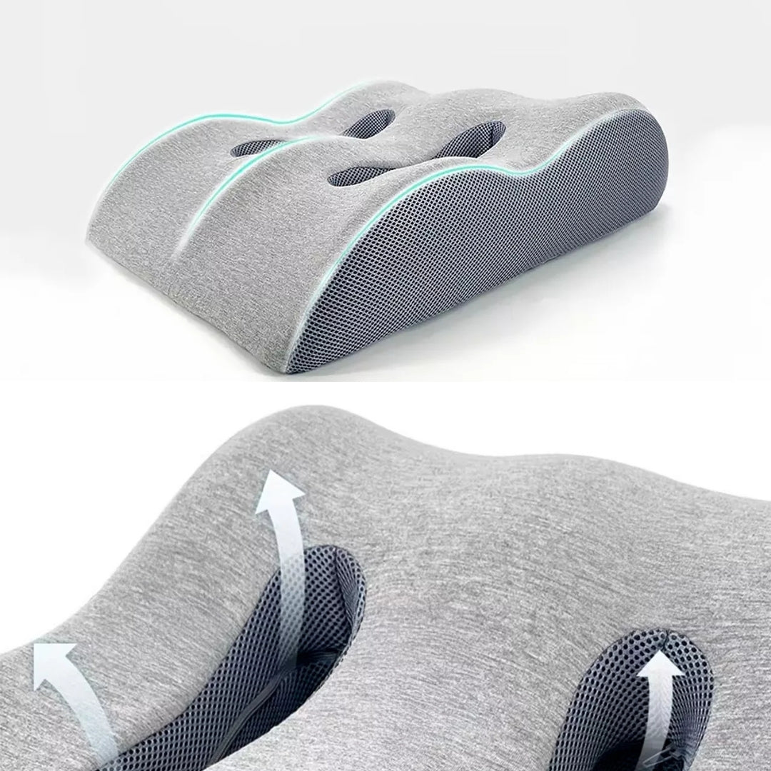 ElevateEase | Leg Elevation Pillow – Improve Circulation & Swelling Relief – Memory Foam with Breathable Cover – Tired Legs Support