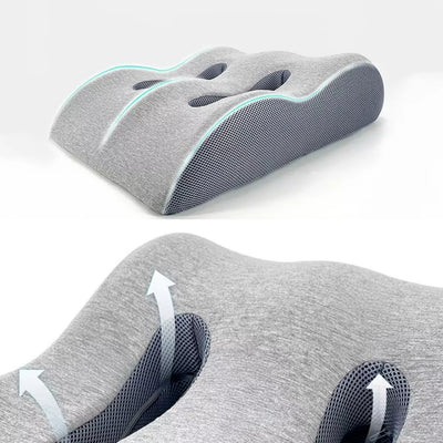 ElevateEase | Leg Elevation Pillow – Improve Circulation & Swelling Relief – Memory Foam with Breathable Cover – Tired Legs Support