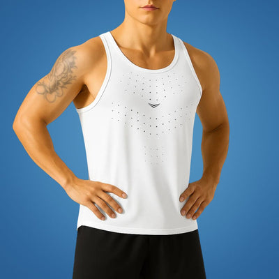 AirFlex | Gym Tank Top – Breathable Ventilated Fabric – Sleeveless Stretch Fit – Men’s Fitness Training & Workout Performance Vest