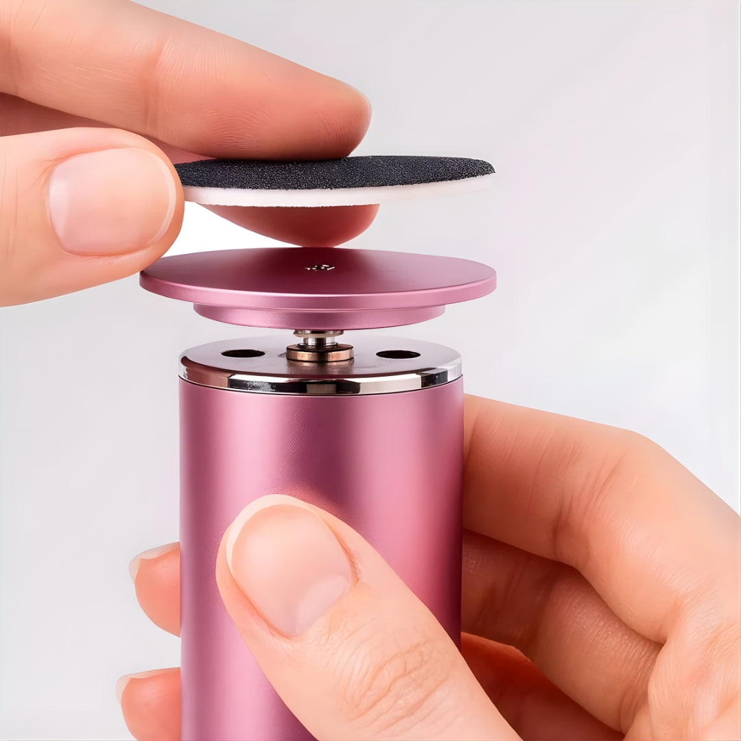 SmoothStep | Electric Foot File Callus Remover – Hard Skin Removal – Waterproof Rechargeable – Restores Soft Smooth Feet Instantly