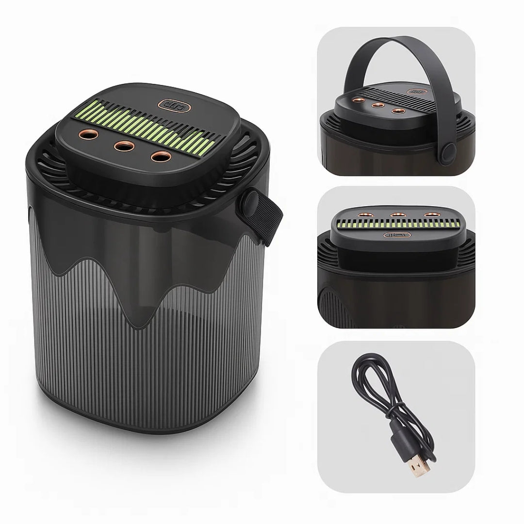 BreatheWell | Air Humidifier Diffuser – Essential Oil Aroma – Quiet 3 L Tank – Relieves Dry Air, Soothes Skin & Improves Sleep Quality