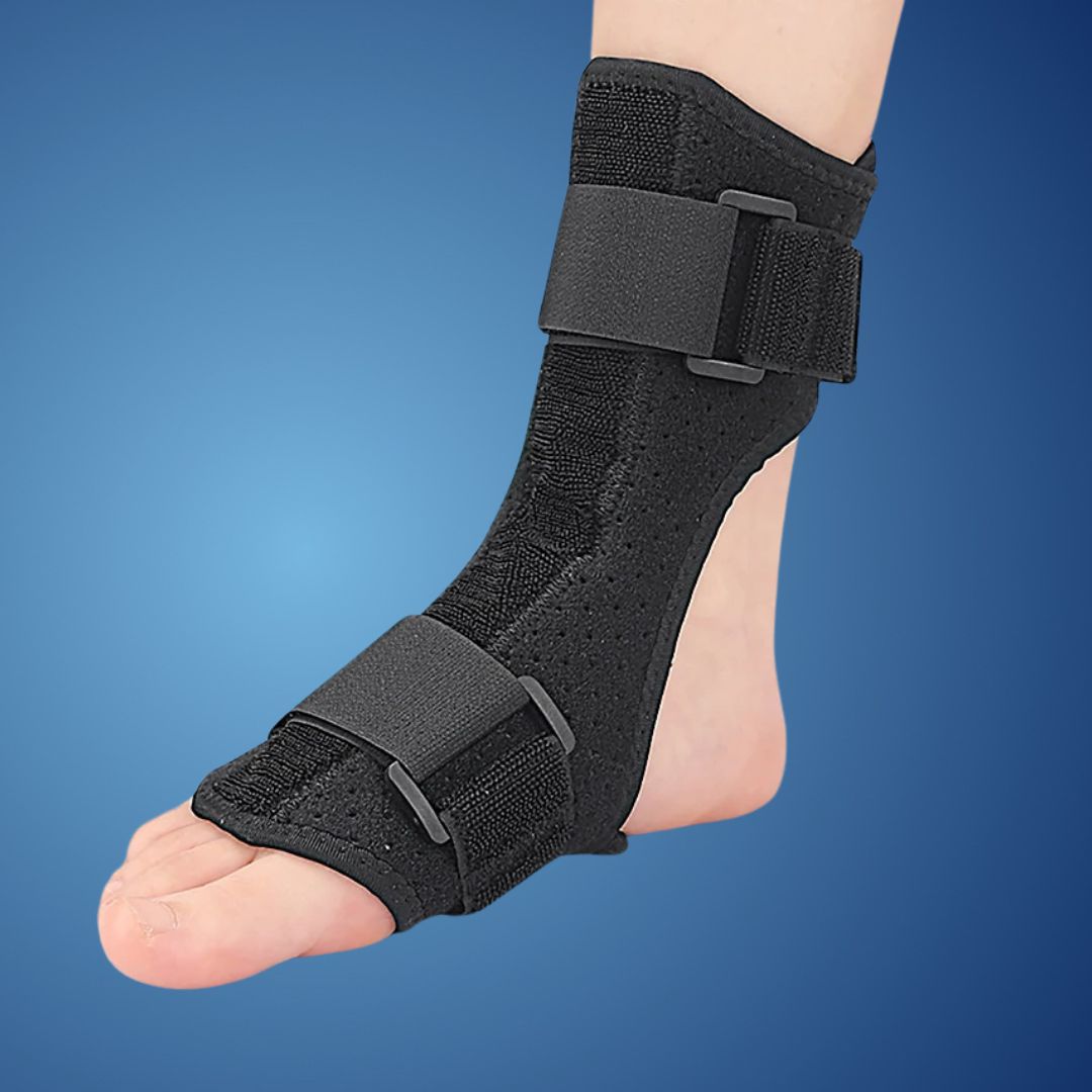 StrideGuard Drop Foot Brace Support | Foot and Ankle Support - Lifts Front Foot - Improves Gait - Reduces Falls - Alleviates Pain for Mobility Aid