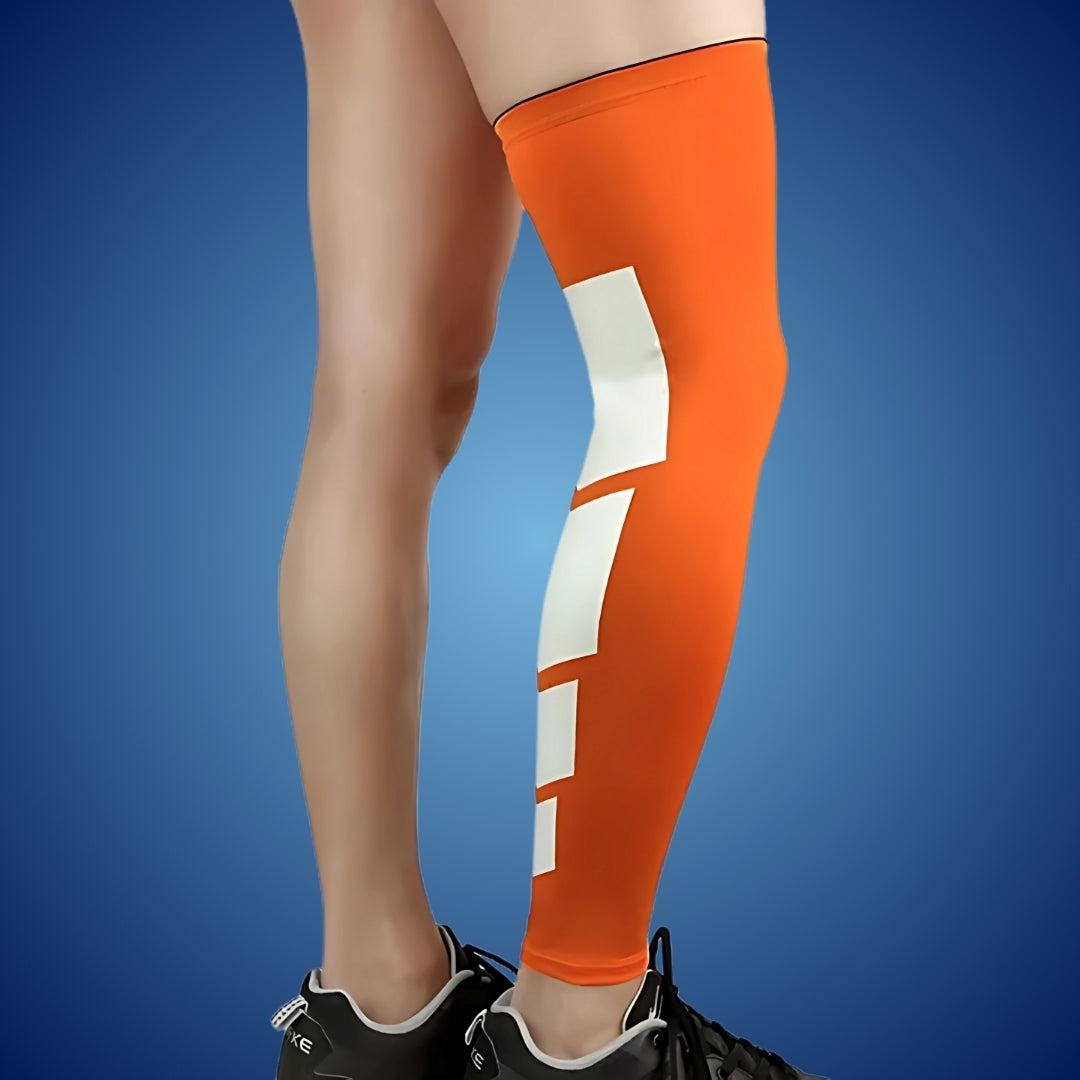 LegVital Full-Leg Compression Sleeve for Optimized Blood Circulation, Muscle Support, and Fast Recovery for Athletes and Versatile Use