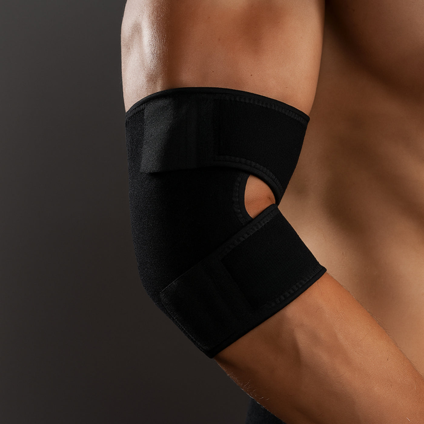 ElboFlex | Elbow Support Wrap – Adjustable Compression – Breathable Neoprene Strap – For Tennis Elbow & Daily Activities