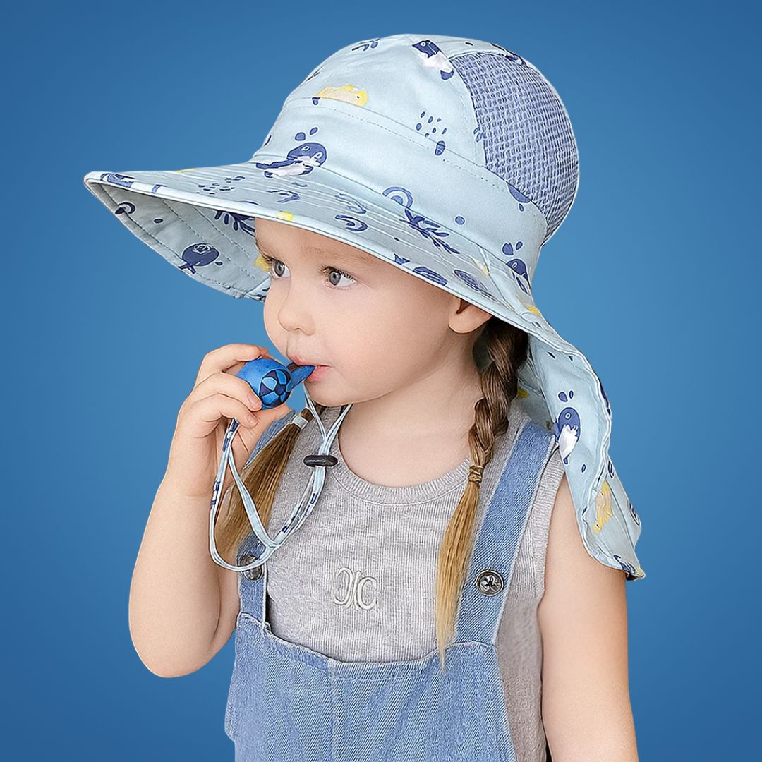 KidShade | Kids UV Sun Hat – UPF 50+ Full Coverage – Breathable Mesh Brim – Keeps Children Cool, Comfortable & Safe in the Sun Outdoors