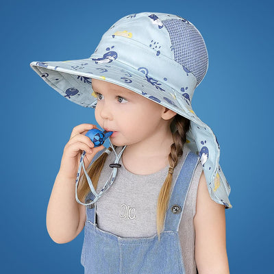 KidShade | Kids UV Sun Hat – UPF 50+ Full Coverage – Breathable Mesh Brim – Keeps Children Cool, Comfortable & Safe in the Sun Outdoors