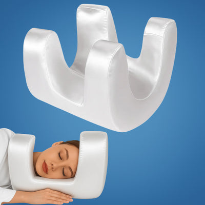 DermSleep | Anti‑Wrinkle Beauty Pillow – Cooling Memory Foam – Ergonomic Contour – Skin Care Support – Side & Back Sleepers
