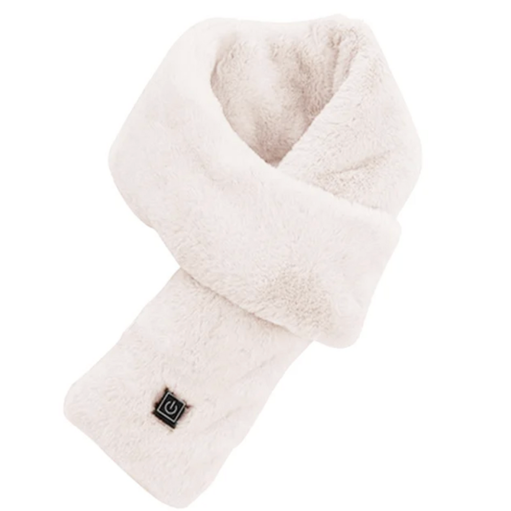 USB-Heated Faux Fur Scarf