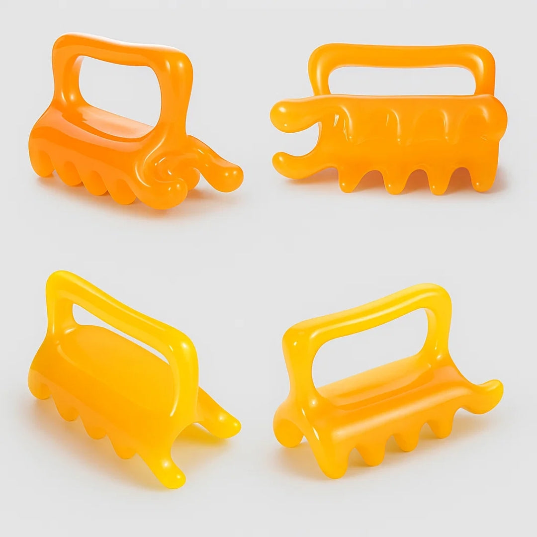 MuscleEase | Acupressure Massager – Knot Relief – Smooth-Edge Handheld Design – Back & Shoulder Recovery – Relax Muscles & Boost Circulation