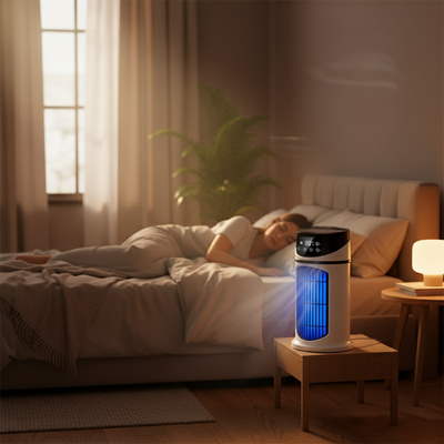 Aeromist | Portable Air Cooler Humidifier – Rapid Cooling – USB 5V – 300ML Water Tank – Quiet Operation for Desk and Home Use