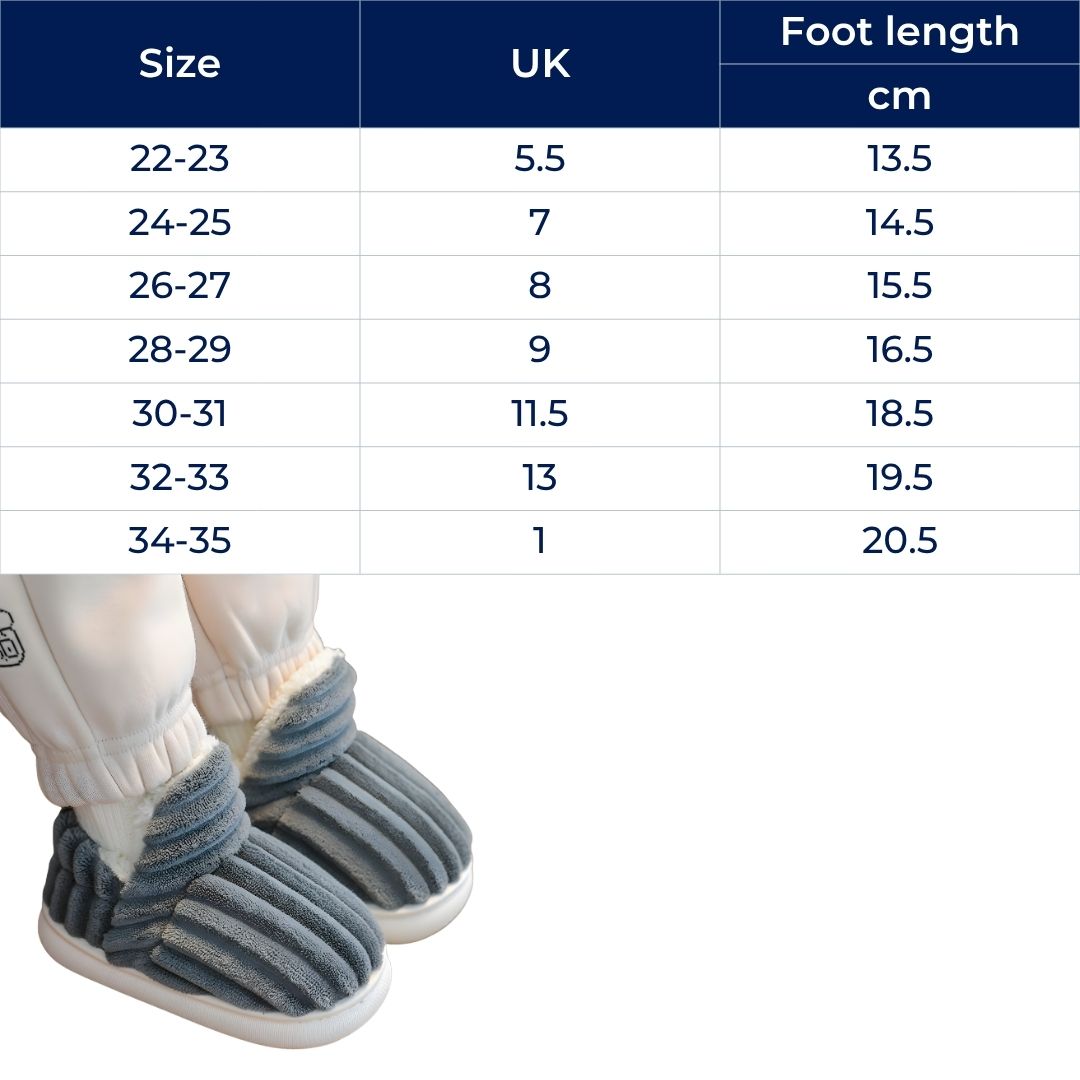 CozyStep | Kids Slippers – Non-Slip Grip – Plush Warm Lining – Keep Feet Cosy Safe and Supported – Perfect Indoor Comfort for Children