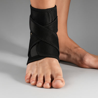 RevoBrace | Ankle Support Sleeve – Stabilising Compression – Breathable Adjustable Straps – Running Gym & Sports Protection