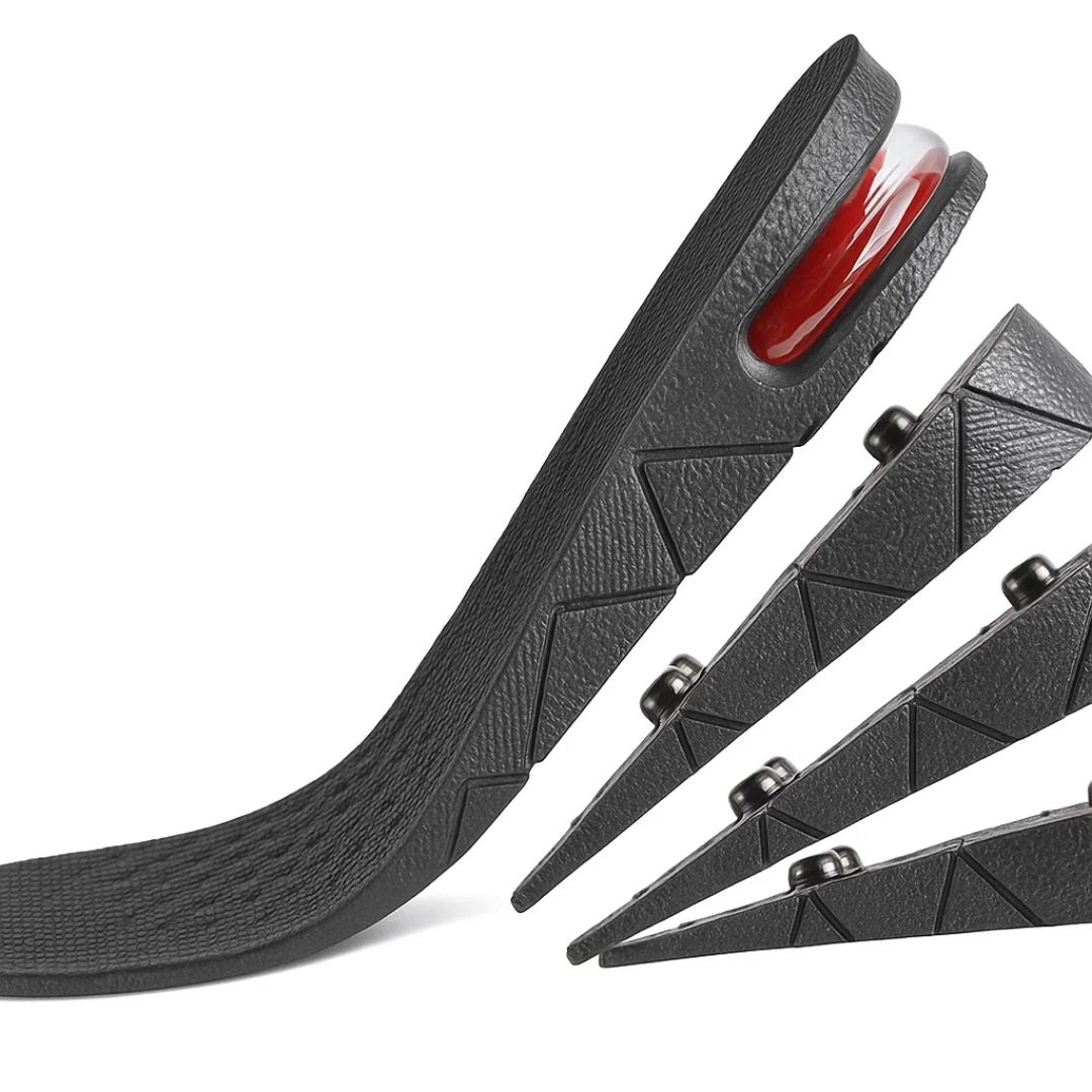 Heelsure | Heel Lift Insoles – Adjustable Height Boost – Breathable Cushioned Gel – Discreet Comfort for Work, Sport or Daily Wear