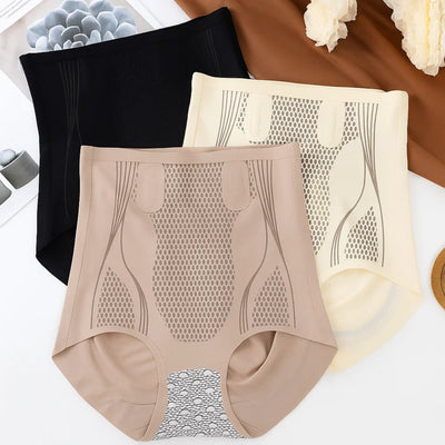 SmoothSilhouette | Tummy Control Shapewear Briefs – High Waist – Breathable Seamless Fit – Flattens Belly – Feels Invisible All Day