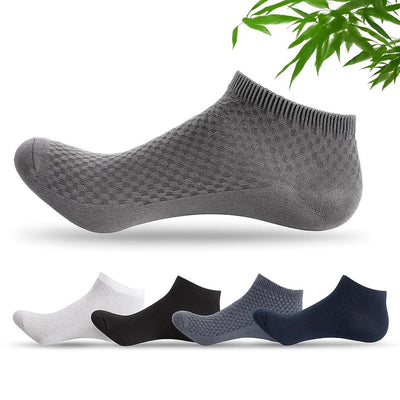 FreshStep | Men’s Bamboo Low-Cut Socks – Moisture-Wicking – Soft Elastic Fibre – Sweat-Free All-Day Comfort – Durable Odour Control