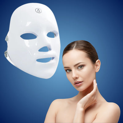 GlowSkin Pro LED Light Therapy Mask | Stimulates Collagen - Reduces Wrinkles - Improves Skin Texture - Soothes Redness