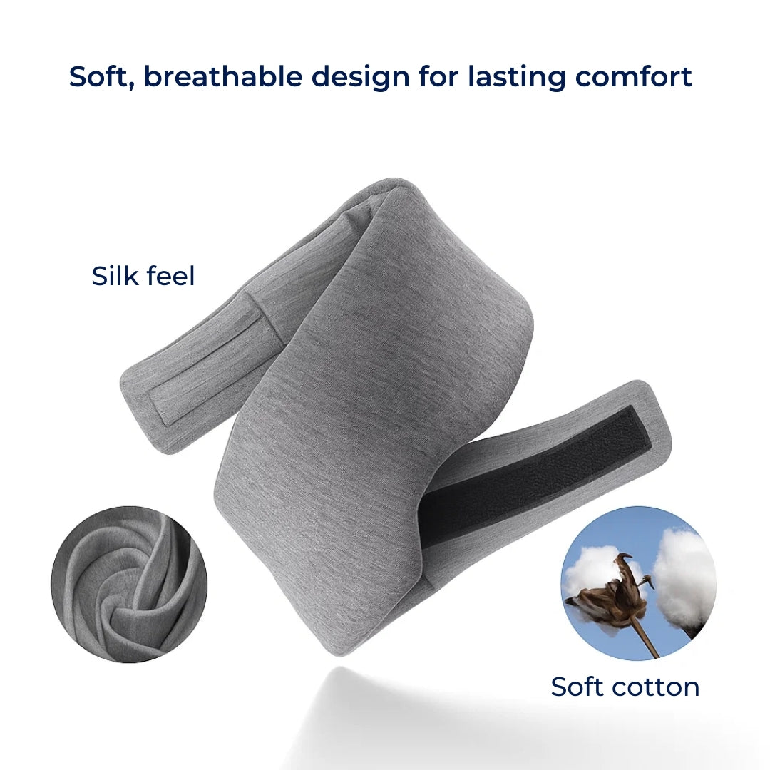 Sleepright | Blackout Sleep Mask – Total Light Blocking – Soft Cotton Comfort – Breathable Fit – Blocks All Light for Travel, Naps & Deep Sleep