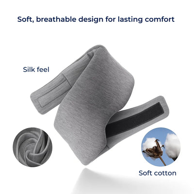 Sleepright | Blackout Sleep Mask – Total Light Blocking – Soft Cotton Comfort – Breathable Fit – Blocks All Light for Travel, Naps & Deep Sleep